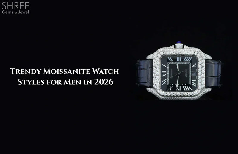Trendy Moissanite Watches Styles for Men in 2026