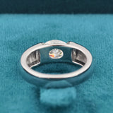 Back View of Oval Lab Grown Diamond Engagement Rings​