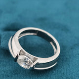Side View of Lab Grown Oval Diamond Engagement Rings​