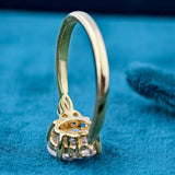 Oval Shape Lab Diamond Luxury Engagement Ring