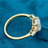 Oval Shape Lab Diamond Luxury Engagement Ring