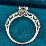 Oval & Marquise Cut Lab Grown Diamond Anniversary Ring