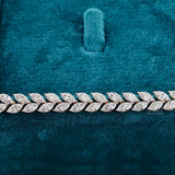 front view of marquise tennis bracelet​
