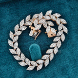full view of lab grown tennis bracelet​

