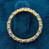 Full View of Lab Created Diamond Eternity Ring
