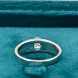 Back View of Solitaire Round Diamond Ring​