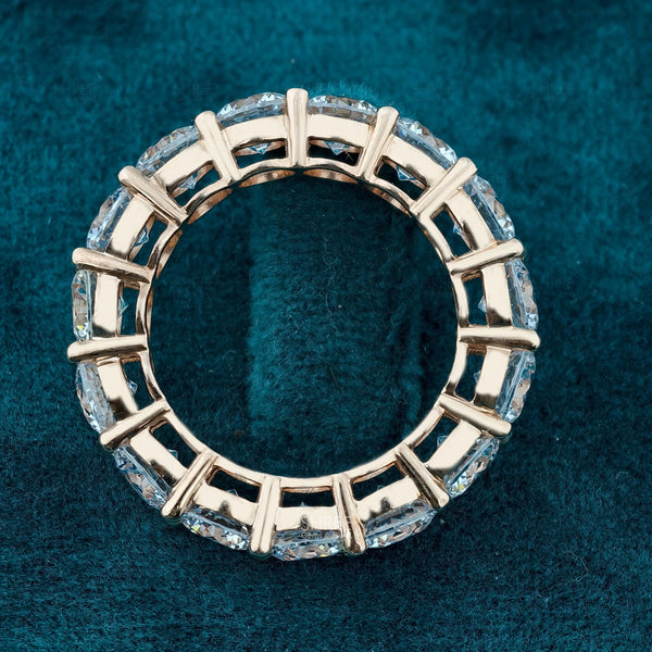Full Band View of 2.40 Ct Round Lab Diamond Eternity Band