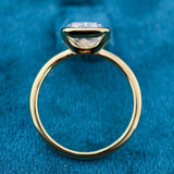 Top View of Solitaire Diamond Engagement Ring