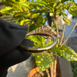 back view of oval diamond engagement ring