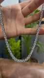 front view of diamond tennis necklaces for women
