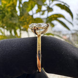 Side View Of Toi Et Moi Ring
