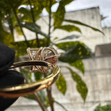 Back View Of Toi Et Moi Lab Grown Diamond Ring