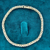 full view 5 Ct Baguette Diamond Tennis Bracelet​