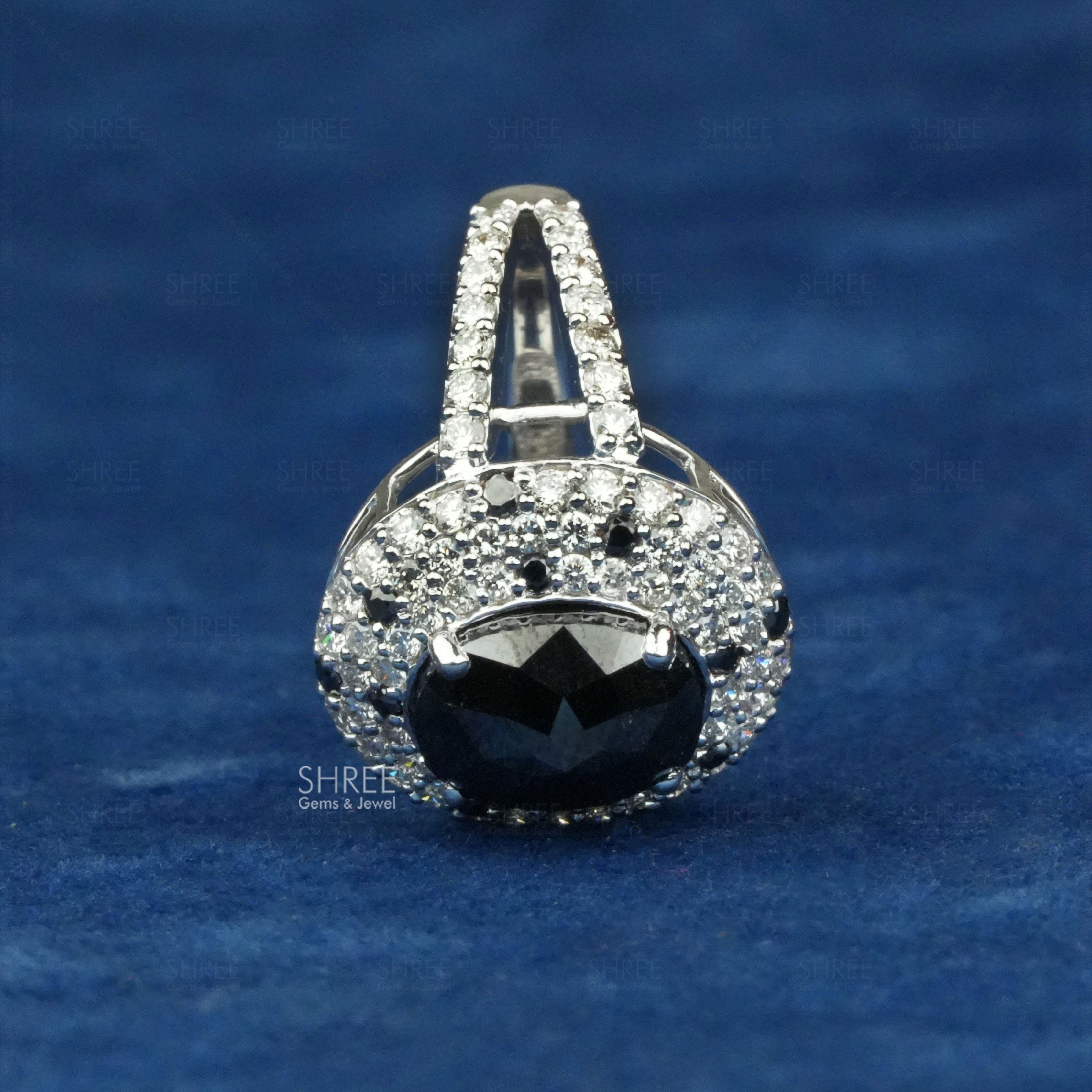 side view of handmade diamond engagement rings​