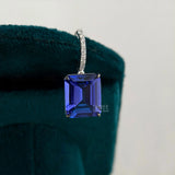 front view of handmade gemstone earrings​