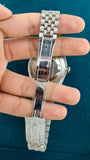 Lock View of Men’s Iced Out Watch 41mm – Arabic Dial Jubilee