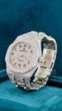 Face View of Arabic Dial Moissanite AP Watch For Men 