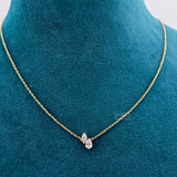 full view of diamond chain for women​