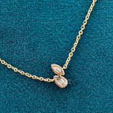 back view of diamond chain necklace​
