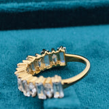 Back View of Lab Grown Eternity Ring​