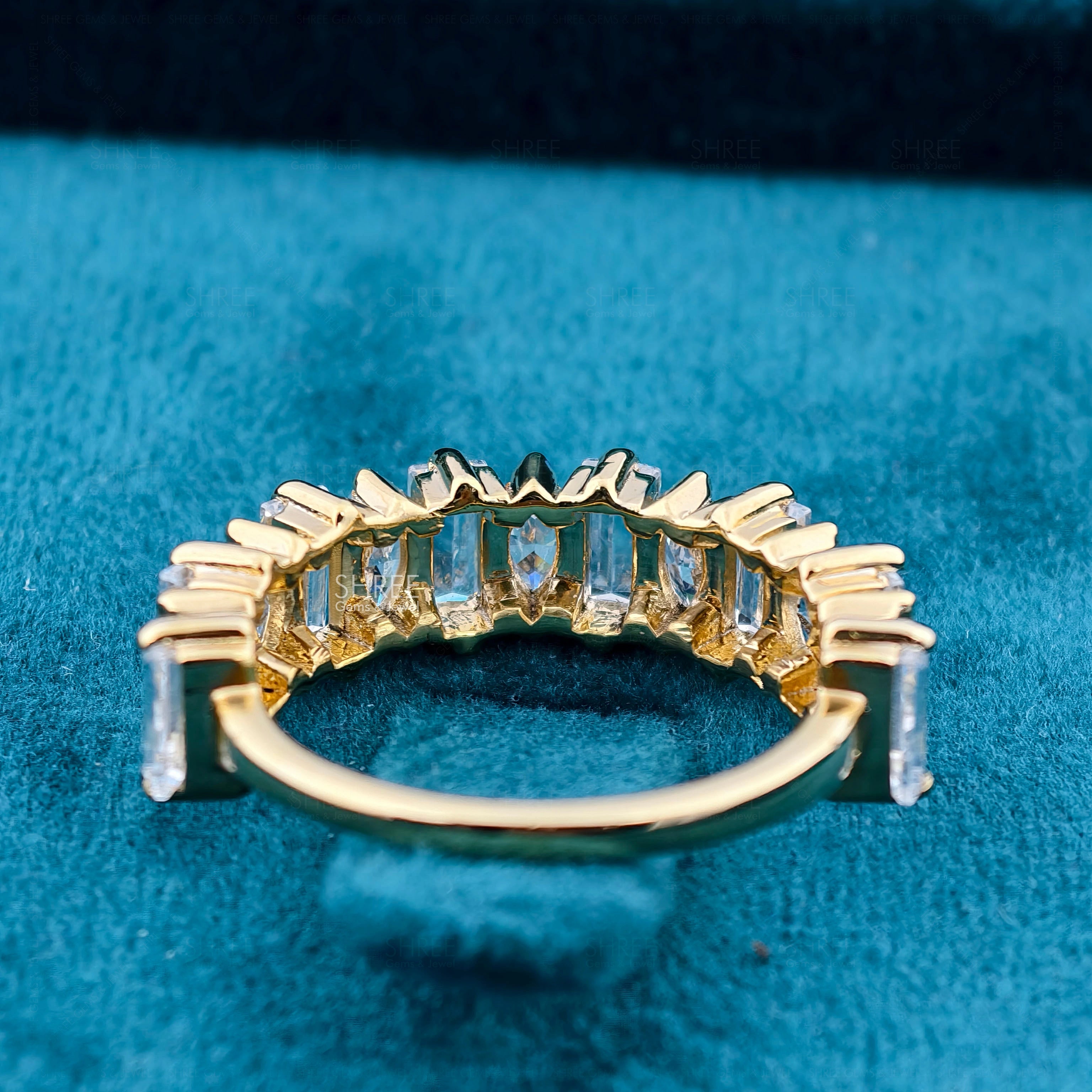 Back View of Lab Grown Eternity Ring​
