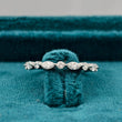 Front view of Marquise and Round Diamond Eternity Ring​