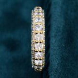 Round Cut Lab Diamond Beautiful Wedding Band