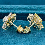 screw back view of lab grown diamond stud earrings for women

