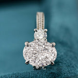 lab diamond engagement ring for women