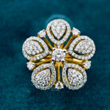 Front View of Diamond Cocktail Rings​