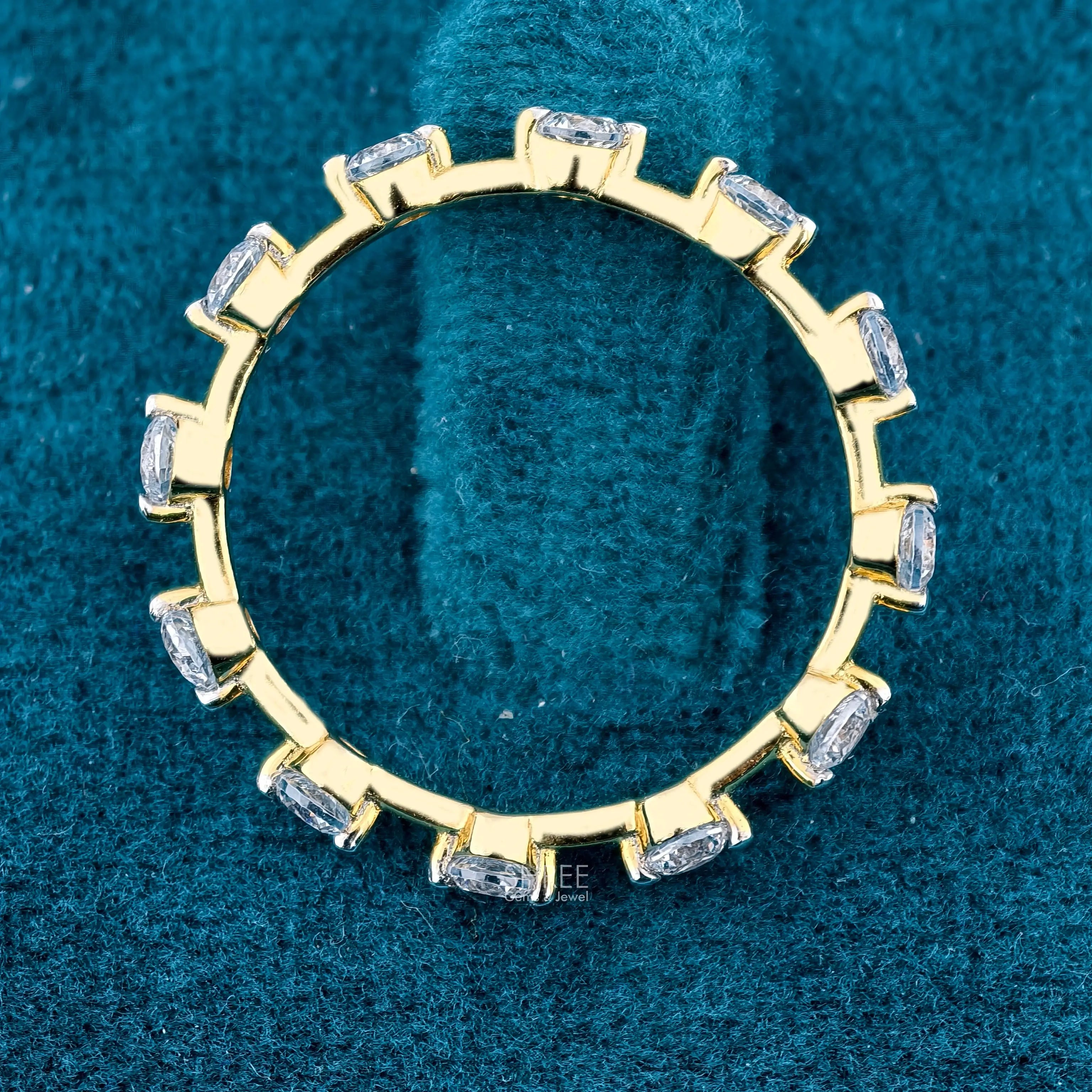 Full Circle Round Lab Grown Diamond Eternity Band