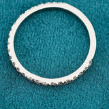 Round Shaped Lab Diamond Minimalist Eternity Ring