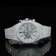 Front View of Royal Oak Prism Chronograph Timepiece – White Gold Edition