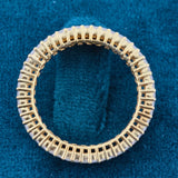 Top View of Baguette Lab Grown Diamond Wedding Band​
