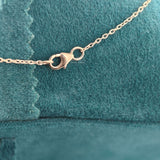 lock view of diamond chain and pendant