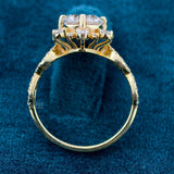Top View of Lab Grown Vintage Engagement Rings​

