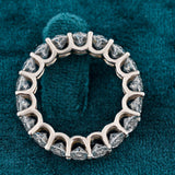Diamond Wedding Band in White Gold