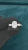 Oval Cut Lab Diamond Three Stone Classic Engagement Ring