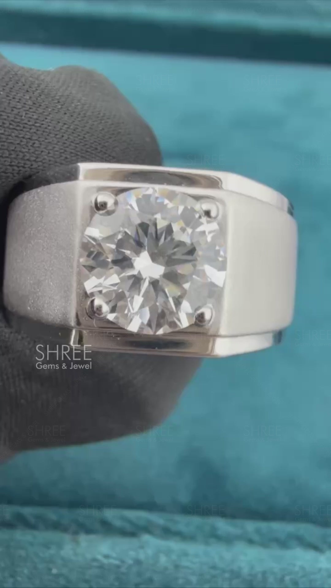 Video of 2 Ct Mens Solitaire Rings