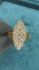 Video of Marquise Shaped Round Diamond Cluster Ring