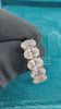 Video of 1 Carat Oval Cut 5 Stone Lab Diamond Half Eternity Ring