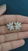 Video Of 3 Ct Pear & Marquise Shape Lab Diamond Cluster Stud Earrings