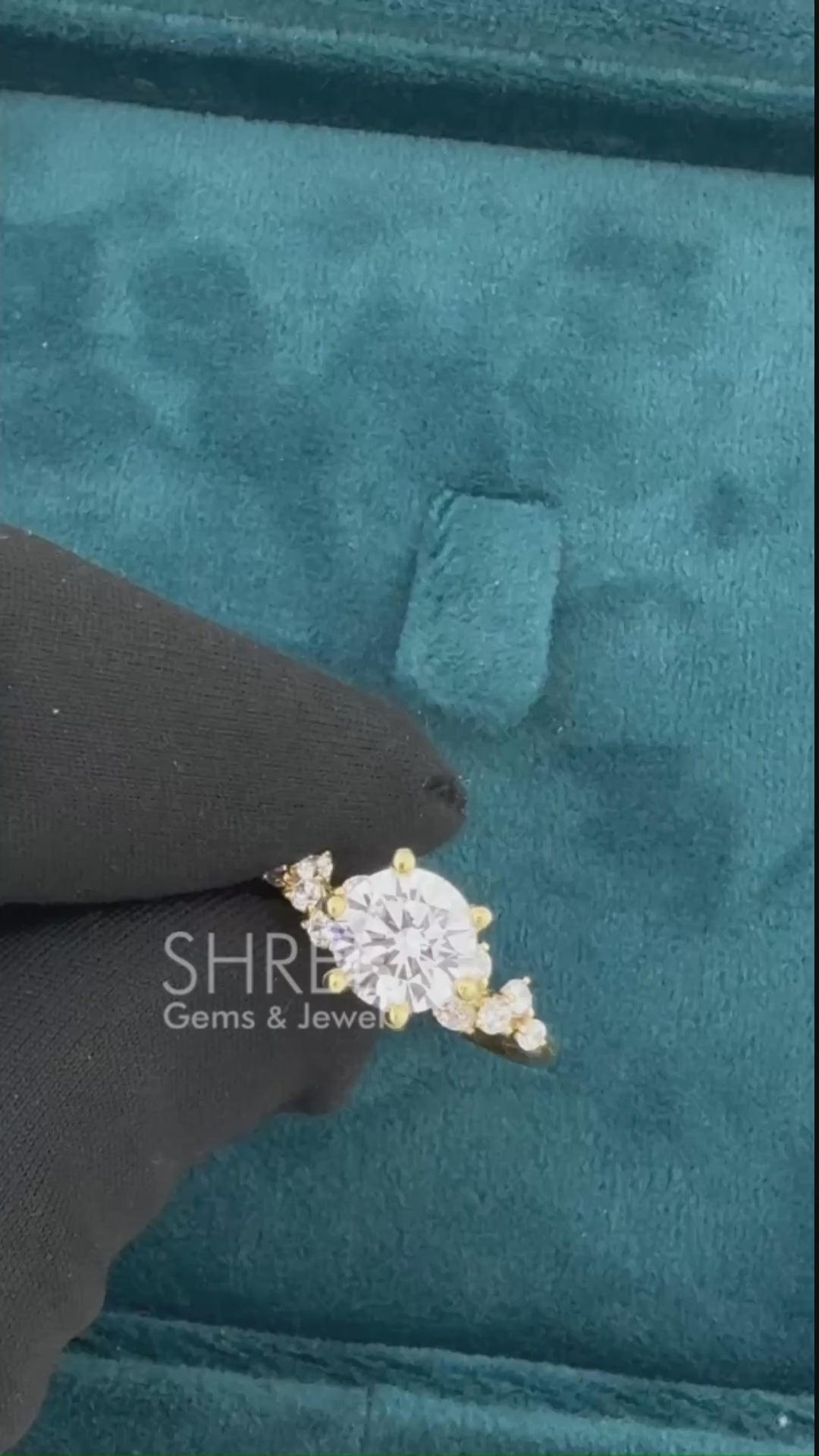 Video of 2 Carat Dainty Lab Grown Diamond Ring